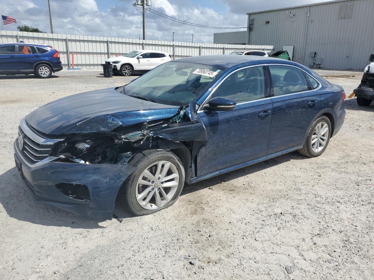 2020 Volkswagen Passat Se blue null gas 1VWSA7A37LC007454 photo #1