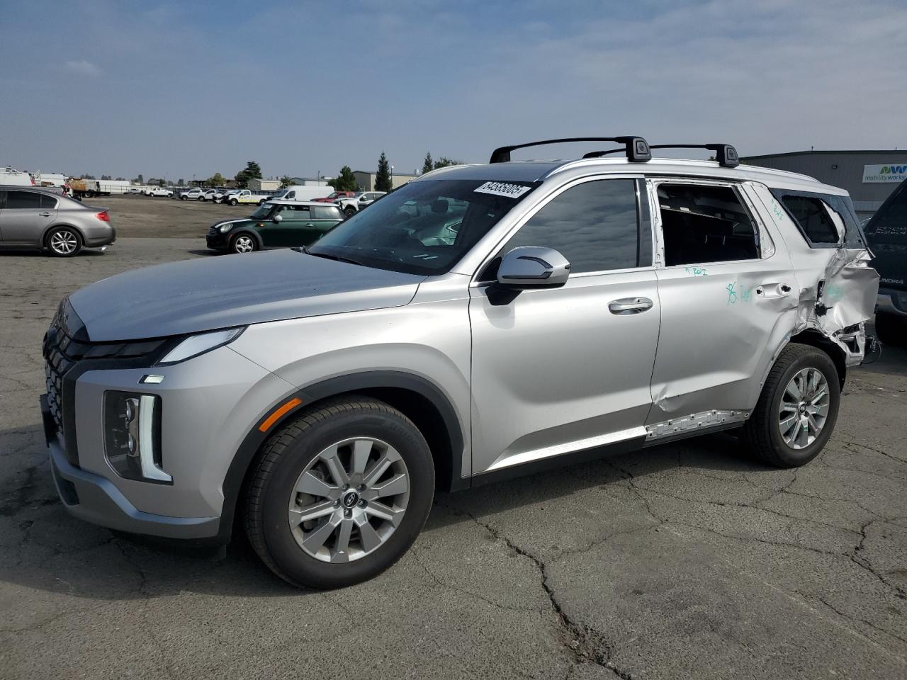 2025 HYUNDAI PALISADE SILVER VIN: KM8R24GE8SU901828