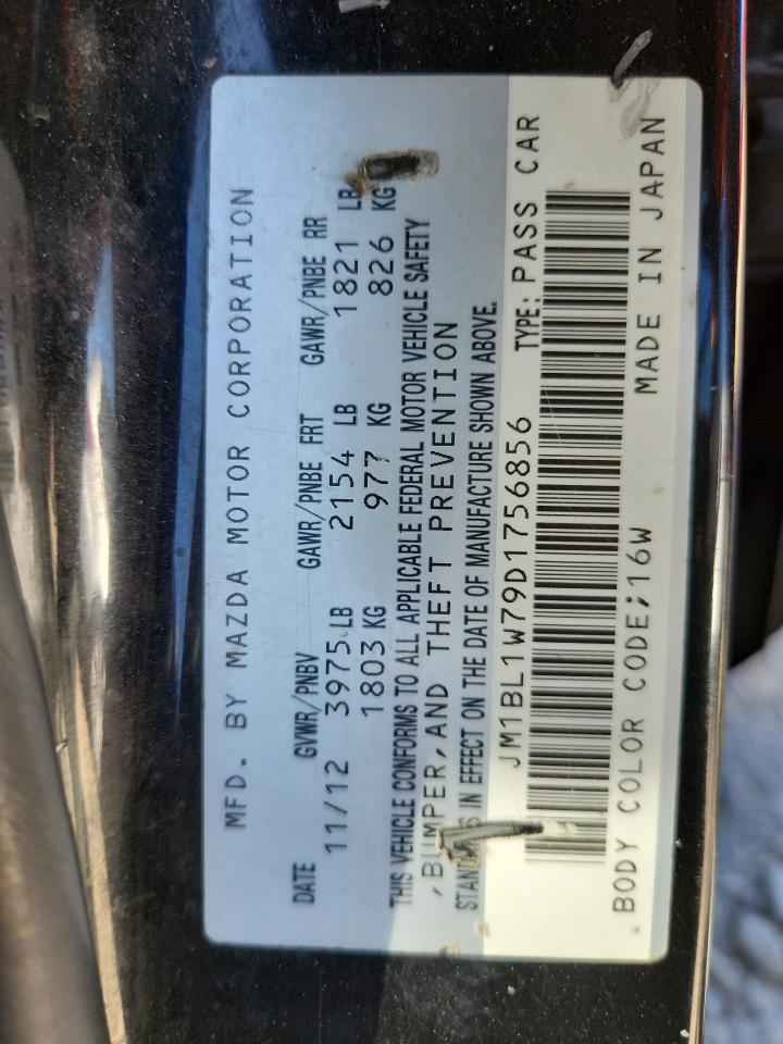 2013 Mazda 3 I VIN: JM1BL1W79D1756856 Lot: 83821515