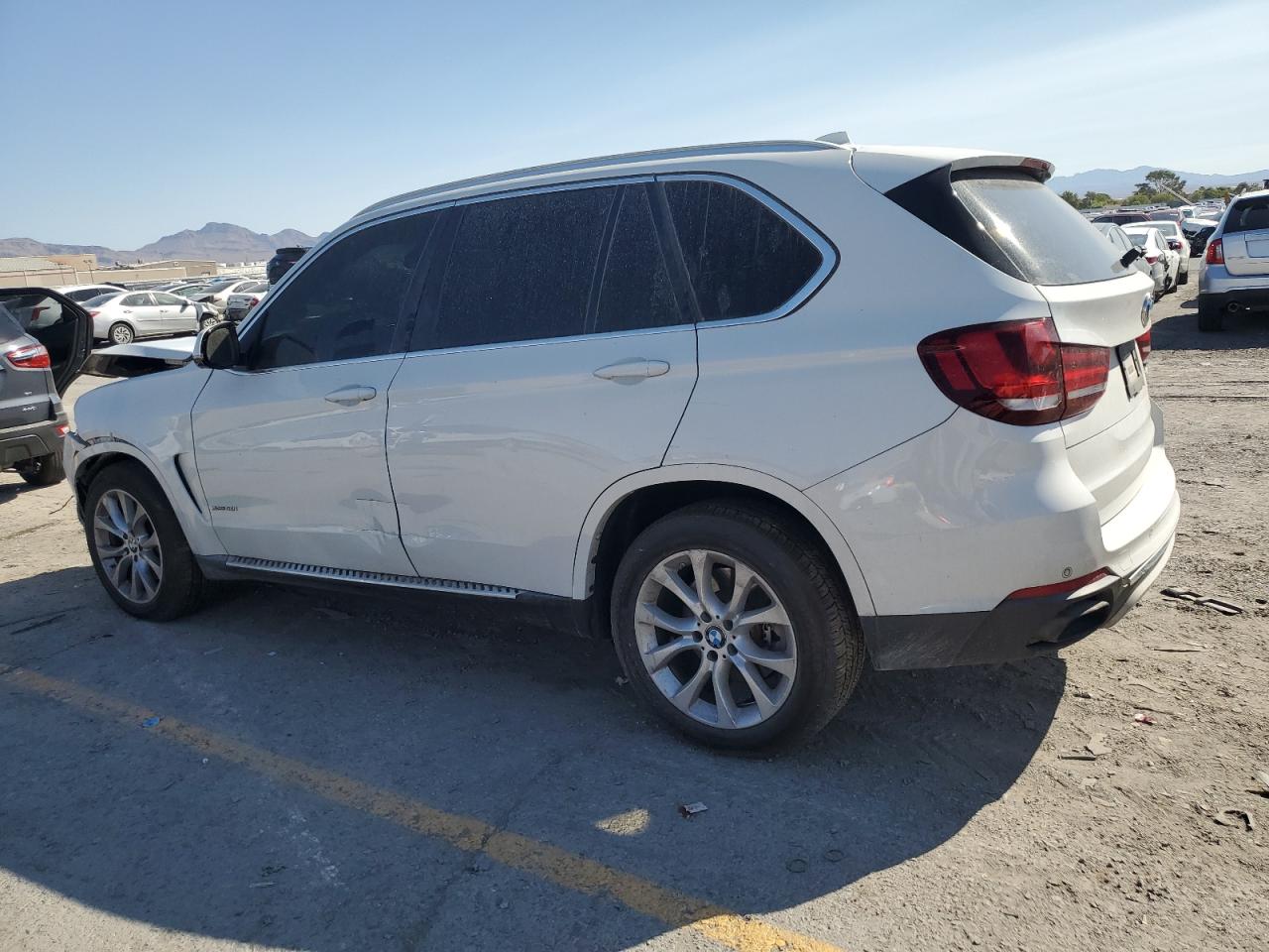 2015 BMW X5 xDrive50I white suv gas 5UXKR6C57F0J79489 photo #3
