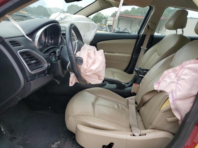 Sedans CHRYSLER 200 2014 Red