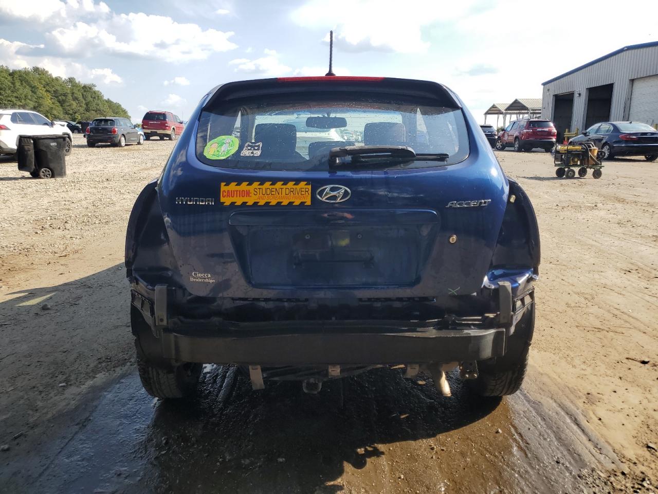 2010 Hyundai Accent Blue VIN: KMHCM3ACXAU182095 Lot: 71713005