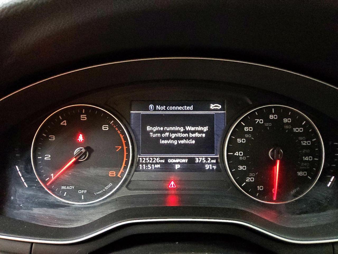 2017 Audi A4 Premium VIN: WAUANAF40HN031606 Lot: 81436525