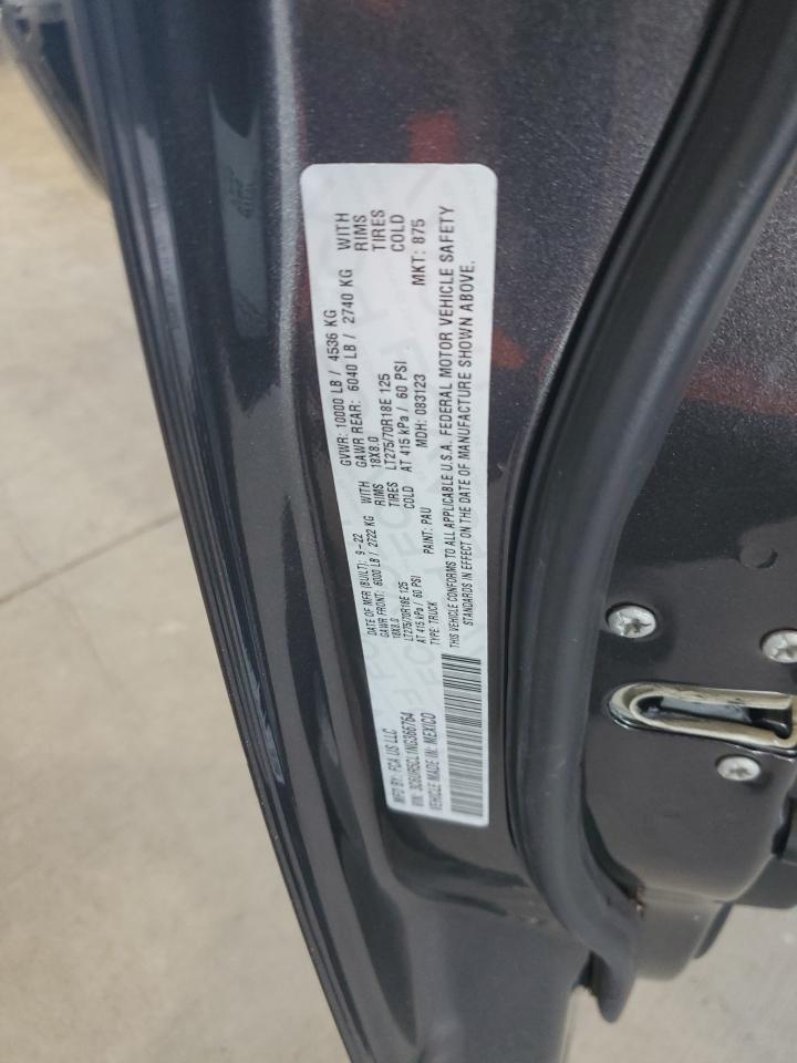 2022 Ram 2500 Tradesman VIN: 3C6UR5CL1NG366764 Lot: 80791425