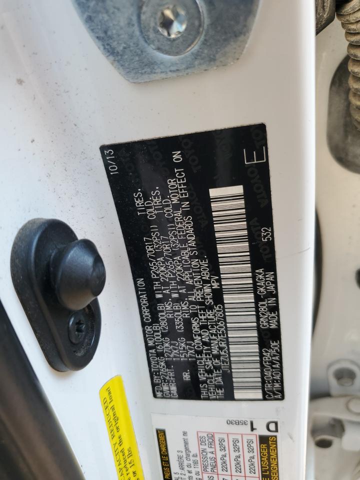 2014 Toyota 4Runner Sr5 VIN: JTEZU5JR7E5067805 Lot: 71285855