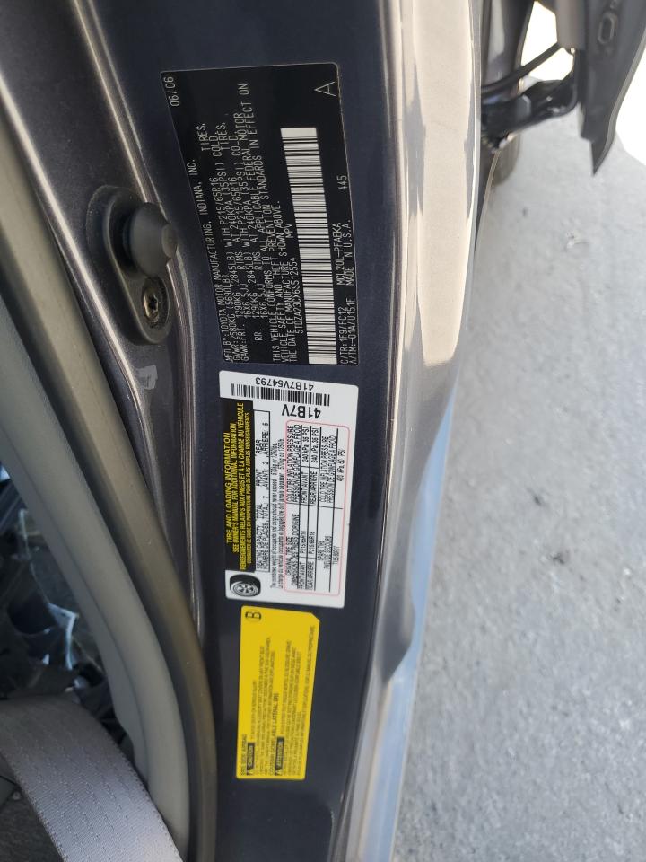 2006 Toyota Sienna Ce VIN: 5TDZA23CX6S512554 Lot: 81049575