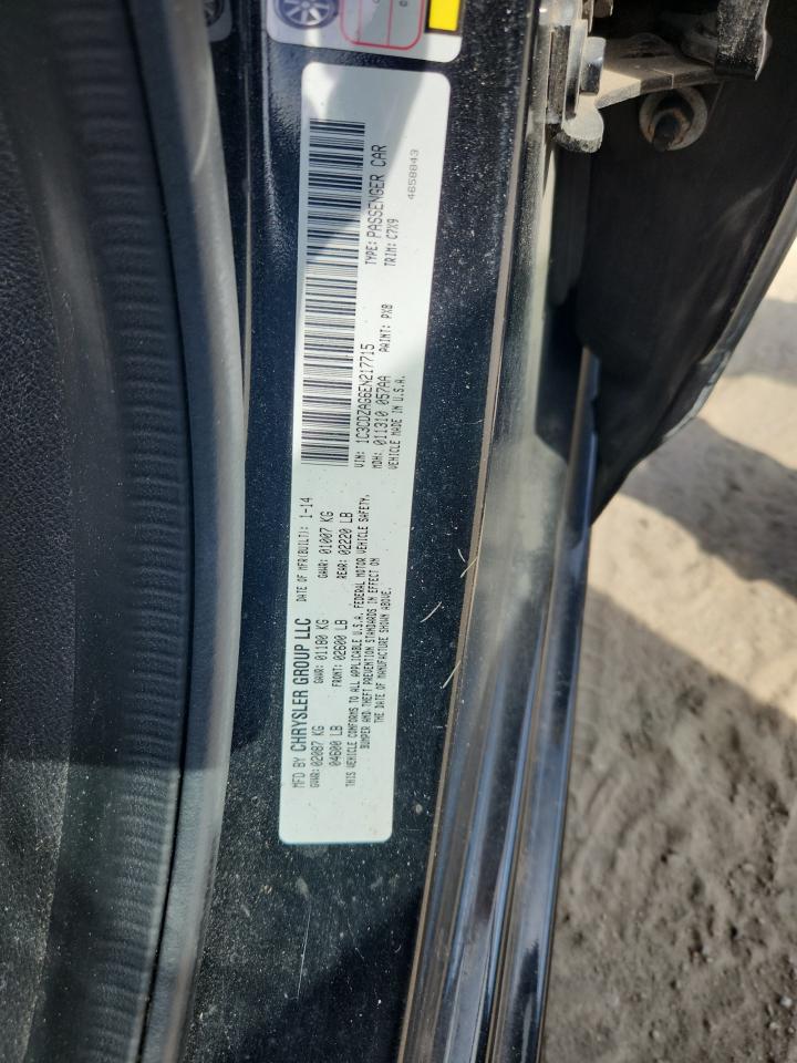 2014 Dodge Avenger Se VIN: 1C3CDZAG6EN217715 Lot: 84275365