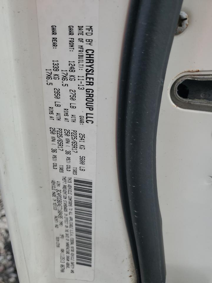 2014 Dodge Journey Sxt VIN: 3C4PDDBG4ET168495 Lot: 81487925