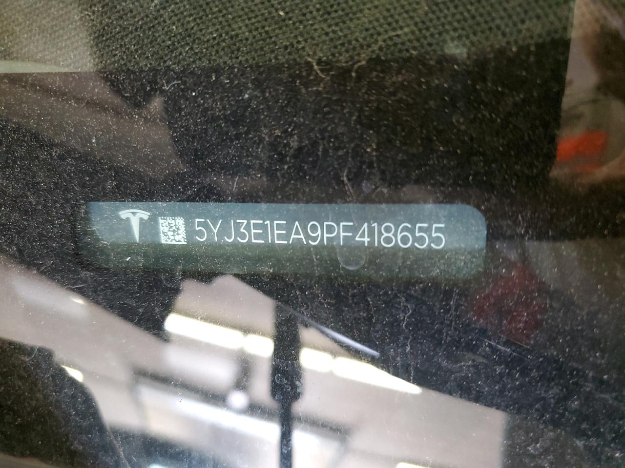 2023 Tesla Model 3 VIN: 5YJ3E1EA9PF418655 Lot: 81417845