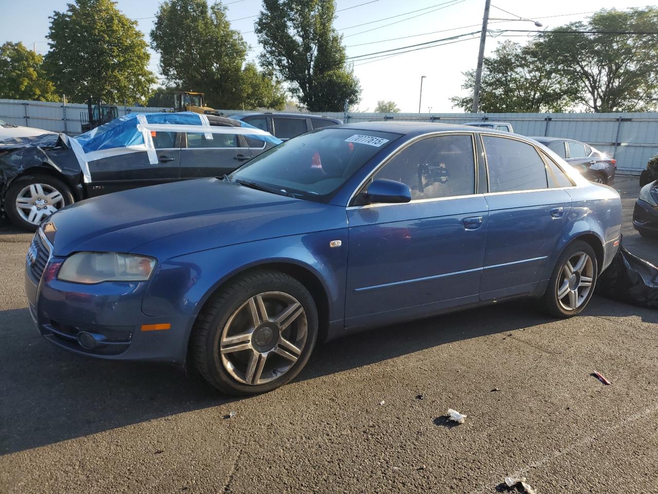 2006 Audi A4 2.0T Quattro blue null gas WAUDF78E16A016460 photo #1
