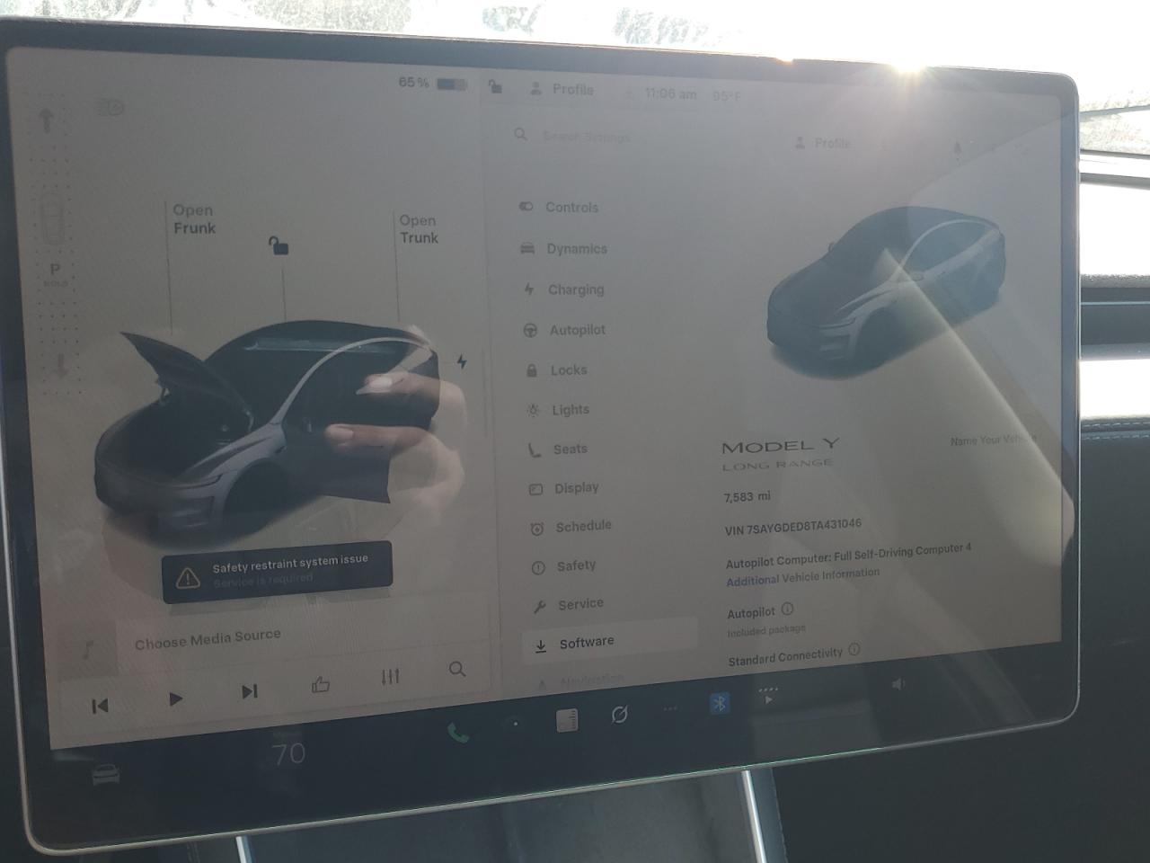 2026 Tesla Model Y VIN: 7SAYGDED8TA431046 Lot: 80709585