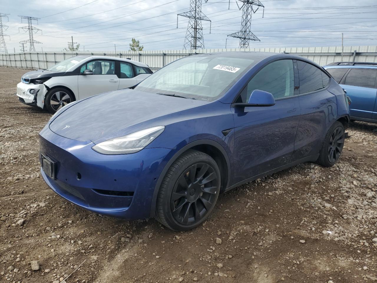 2021 Tesla Model Y 5YJYGDEE3MF153568 photo #1