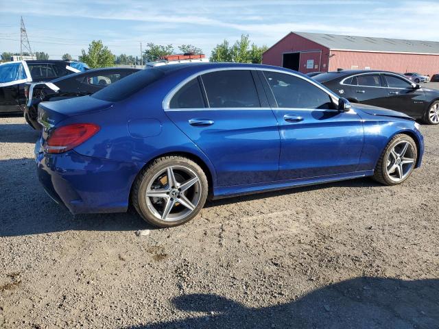  MERCEDES-BENZ C-CLASS 2018 Синий