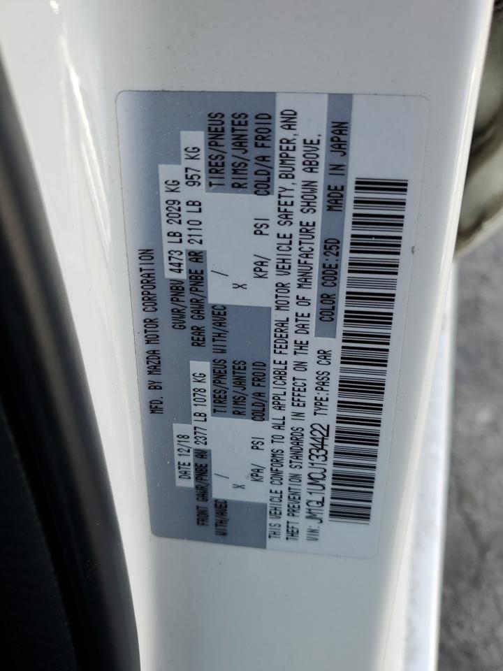 2018 Mazda 6 Sport VIN: JM1GL1UM0J1334422 Lot: 80135515