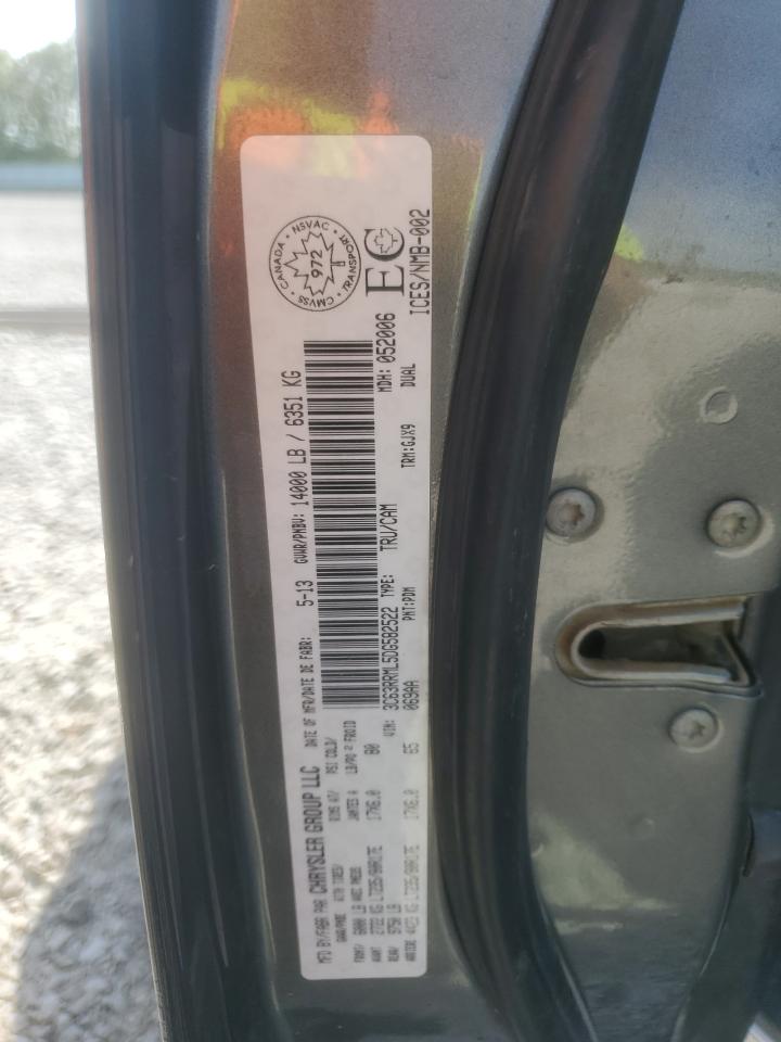 2013 Ram 3500 Laramie VIN: 3C63RRML5DG582522 Lot: 80624025