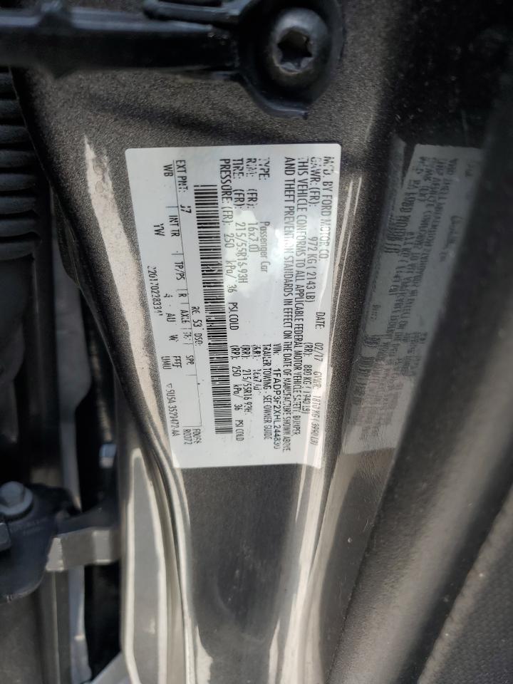 2017 Ford Focus Se VIN: 1FADP3F2XHL244830 Lot: 80919715