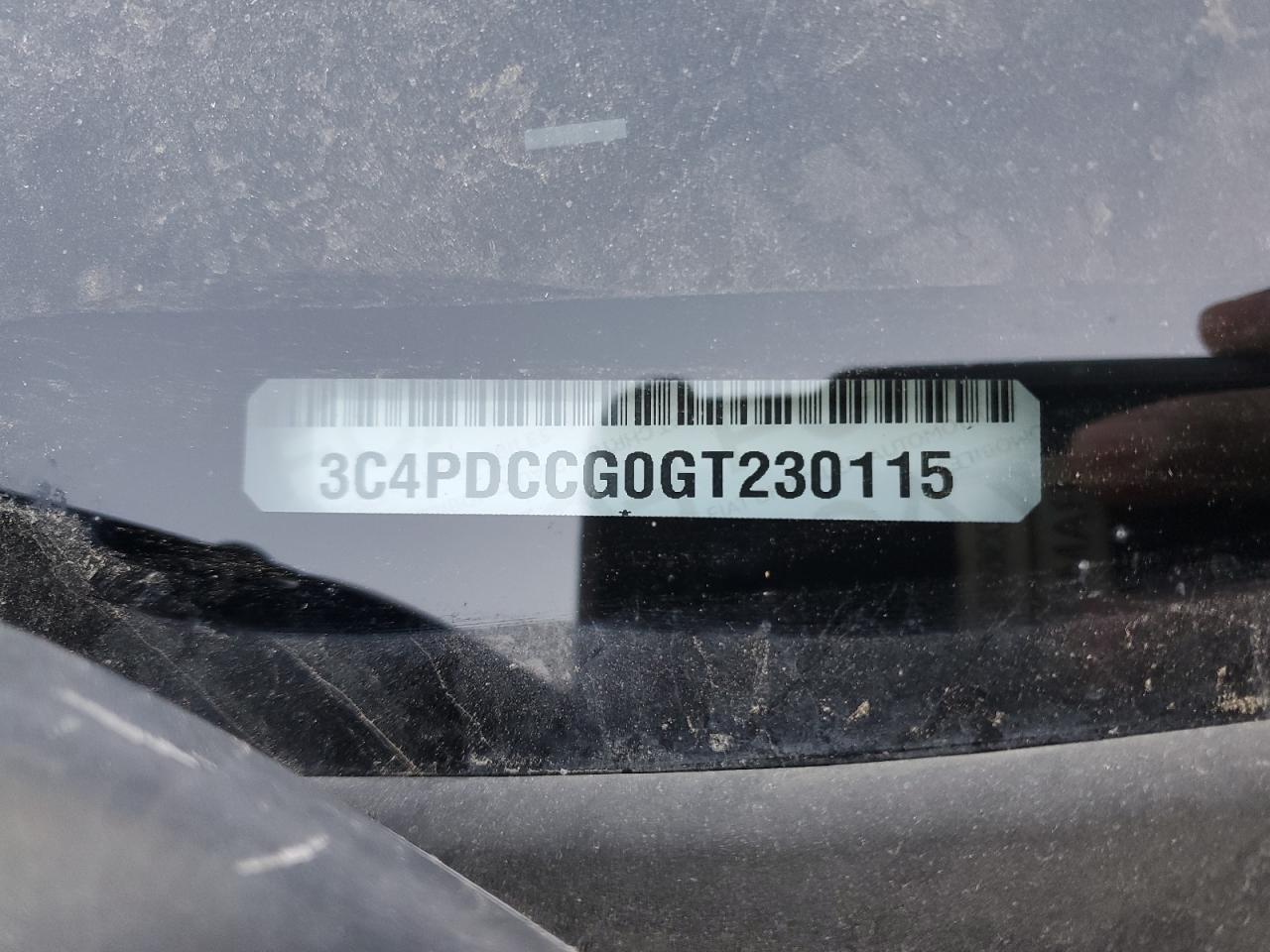 2016 Dodge Journey Sxt VIN: 3C4PDCCG0GT230115 Lot: 80169815