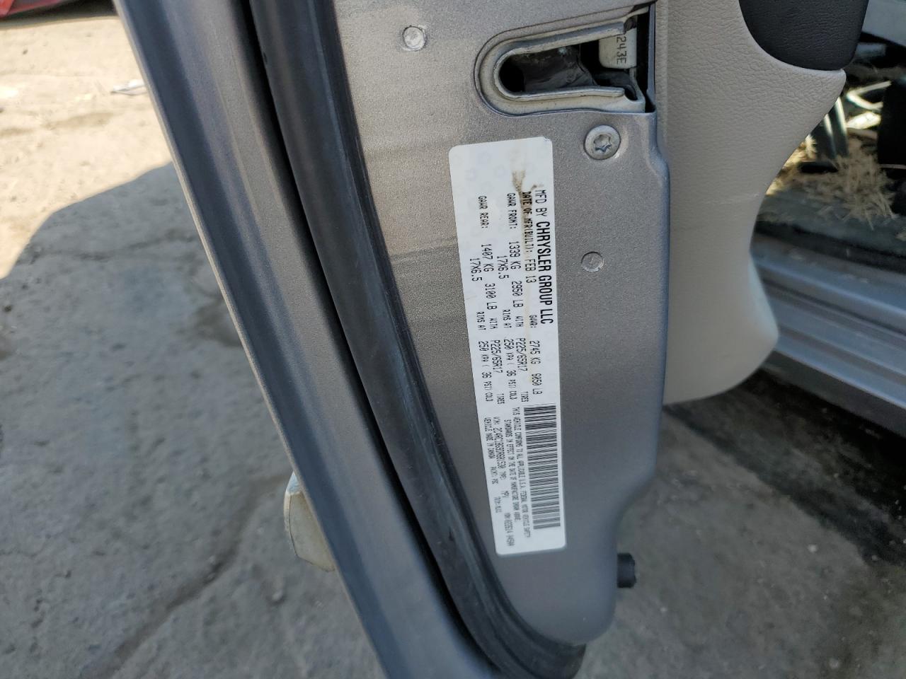2013 Chrysler Town & Country Touring VIN: 2C4RC1BG9DR681530 Lot: 81089585