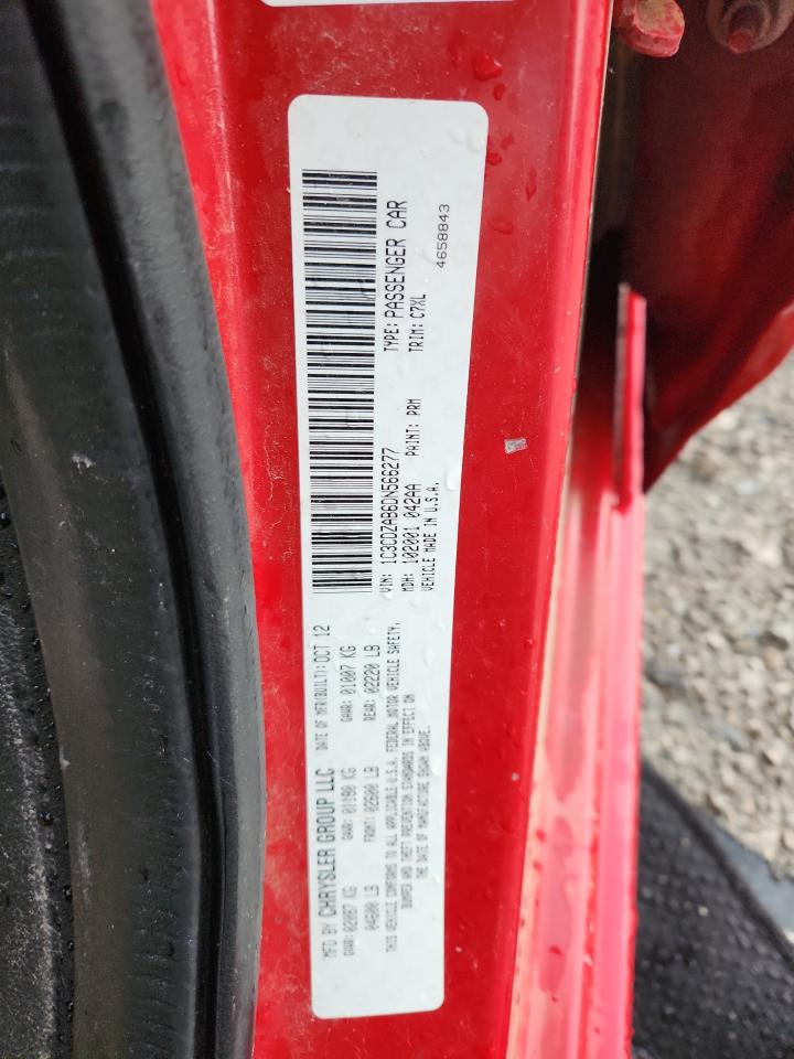 2013 Dodge Avenger Se VIN: 1C3CDZAB6DN566277 Lot: 80655545