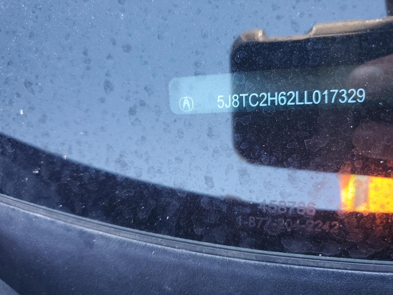 2020 Acura Rdx A-Spec VIN: 5J8TC2H62LL017329 Lot: 80746465