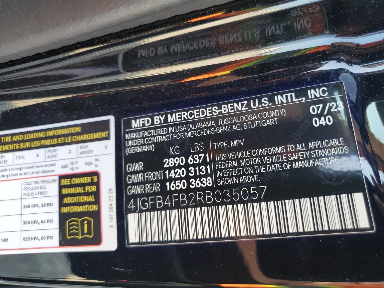 2024 Mercedes-Benz Gle 350 4Matic VIN: 4JGFB4FB2RB035057 Lot: 80213655