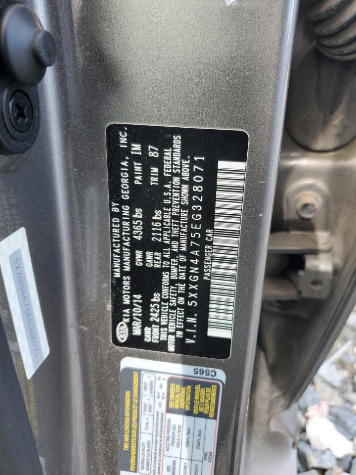 2014 Kia Optima Ex VIN: 5XXGN4A75EG328071 Lot: 81374695