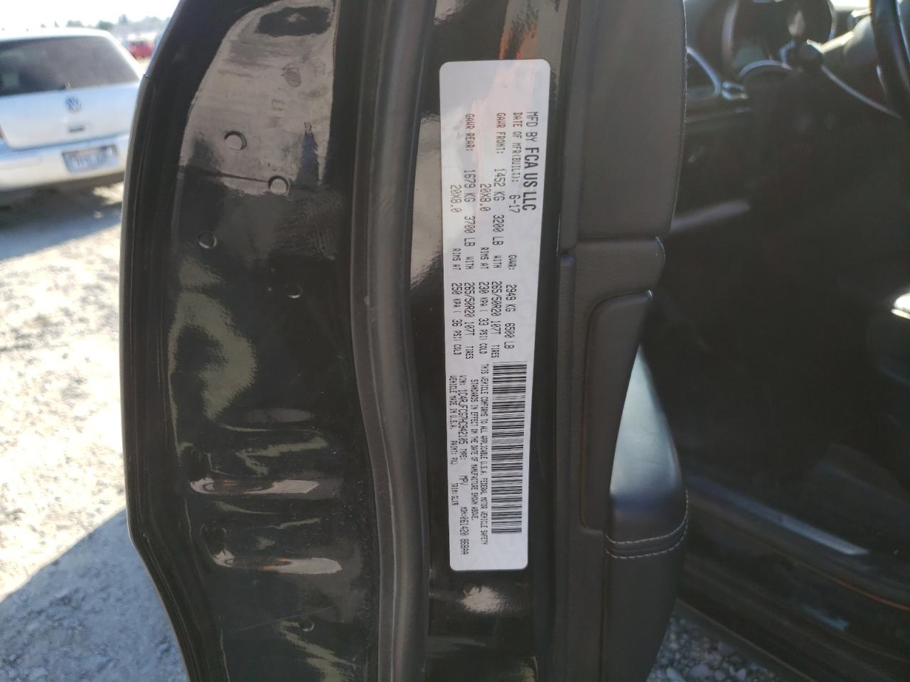 2017 Jeep Grand Cherokee Overland VIN: 1C4RJFCG7HC942105 Lot: 81501275