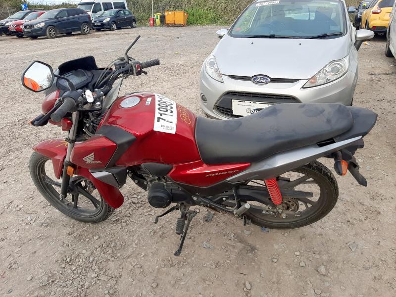 2021 HONDA CBF 125 M-M  for sale at Copart BRISTOL