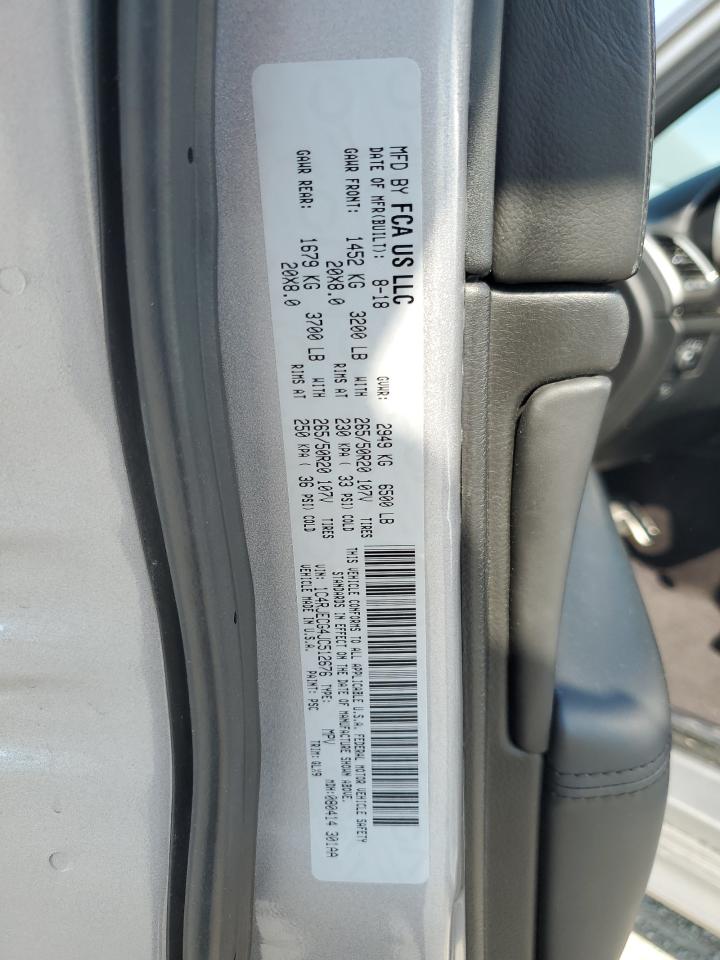 2018 Jeep Grand Cherokee Overland VIN: 1C4RJECG4JC512676 Lot: 71816195