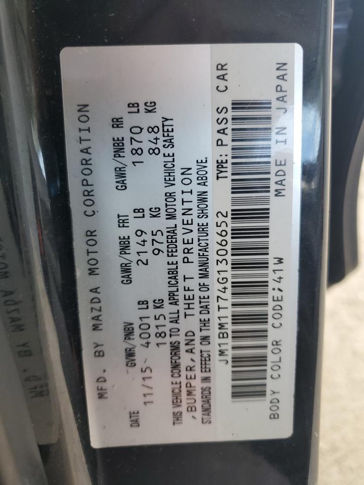 2016 Mazda 3 Sport VIN: JM1BM1T74G1306652 Lot: 81726285