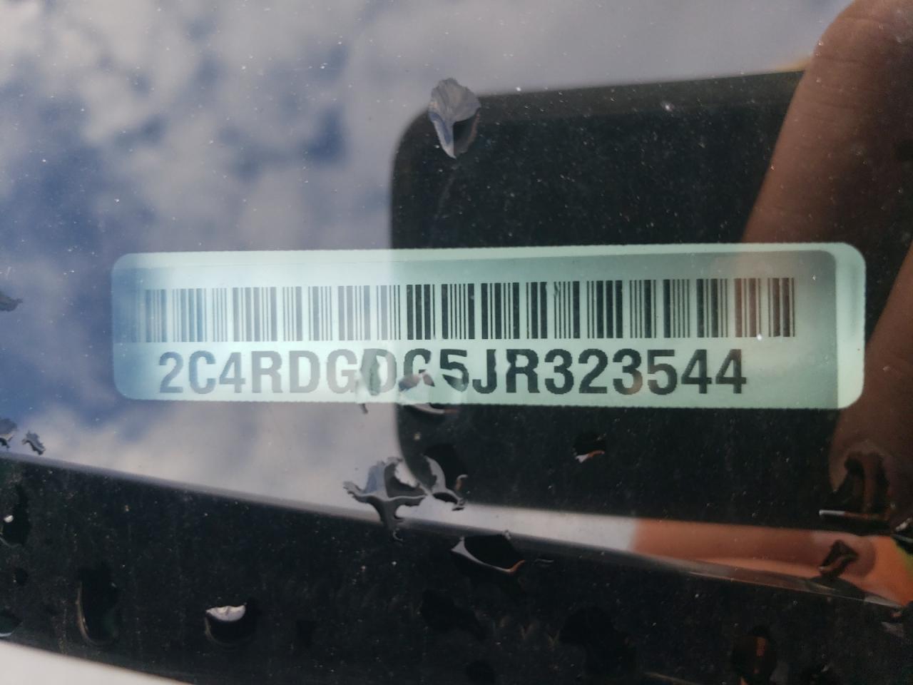 2018 Dodge Grand Caravan Crew VIN: 2C4RDGDG5JR323544 Lot: 83969745