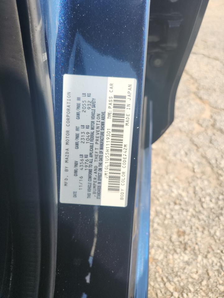 2017 Mazda 6 Sport VIN: JM1GL1U55H1119301 Lot: 81193565