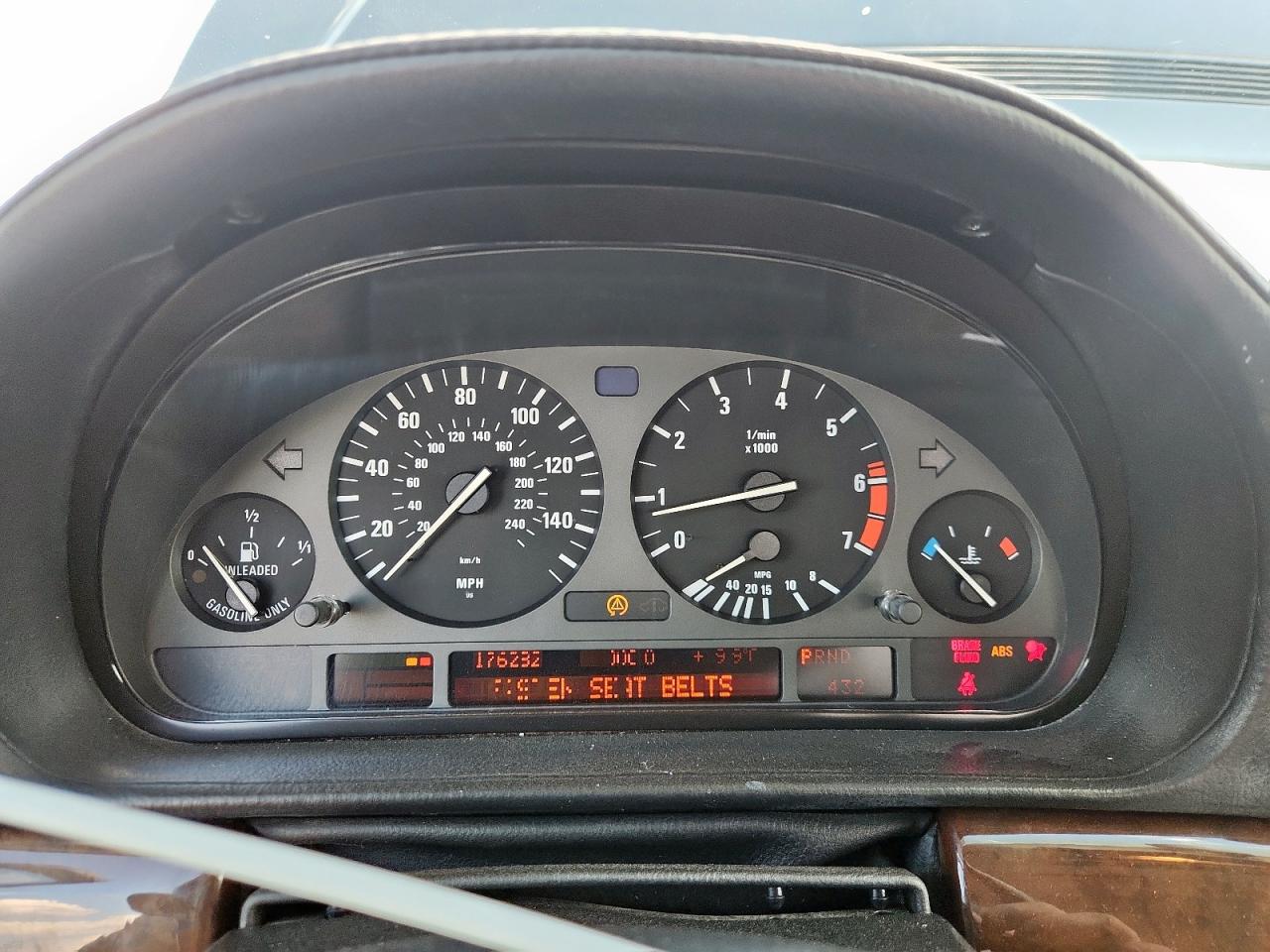 1998 BMW 750 Il VIN: WBAGK2327WDH68707 Lot: 71478595