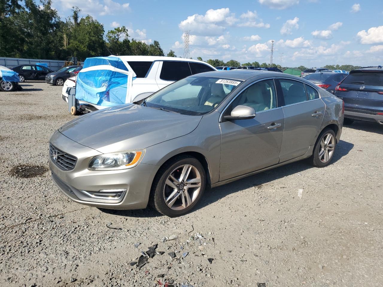 YV140MFC1F1314523 VOLVO S60 2015 TAN Photo 1