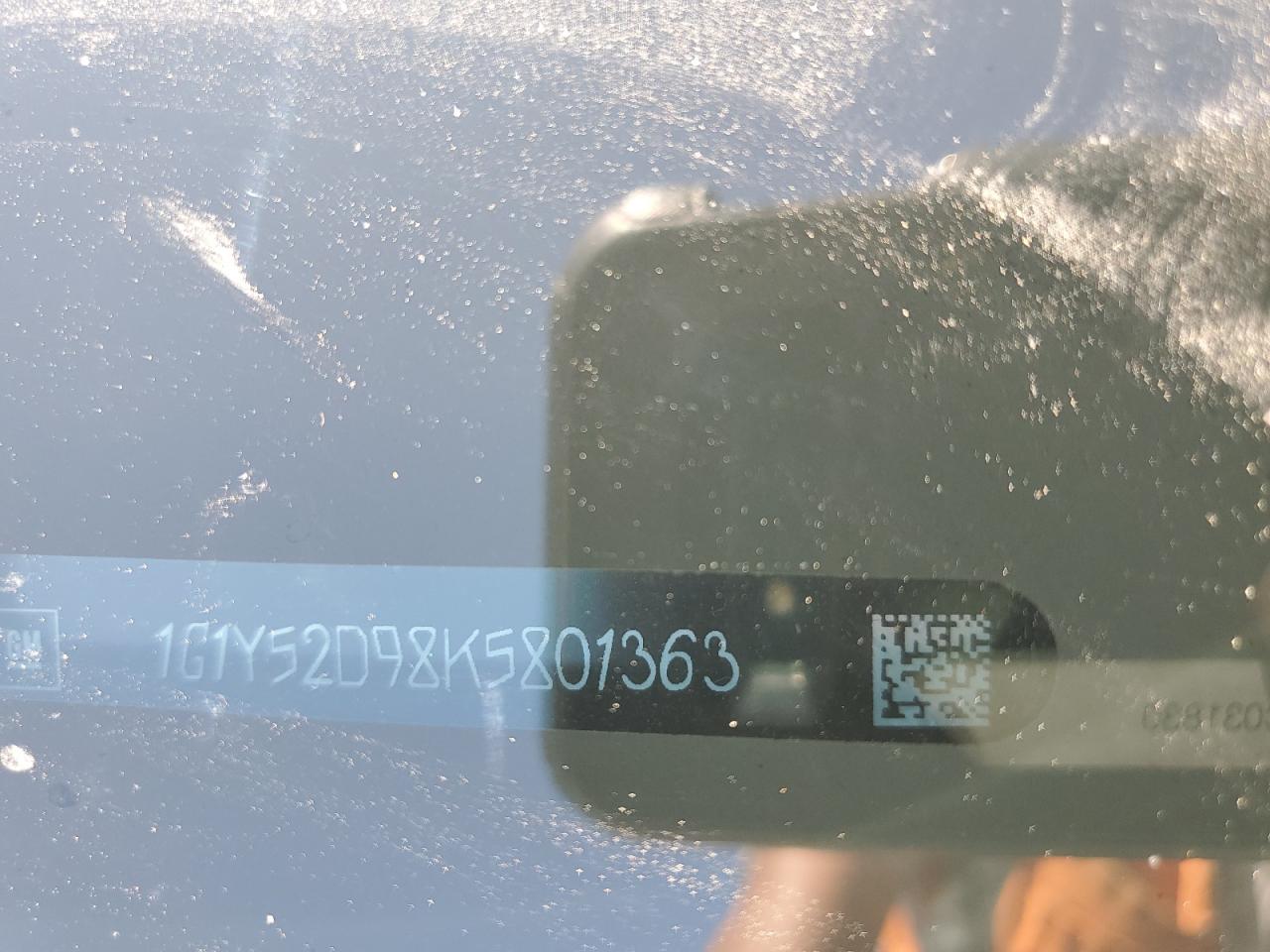 2019 Chevrolet Corvette Zr-1 3Zr VIN: 1G1Y52D98K5801363 Lot: 81073155