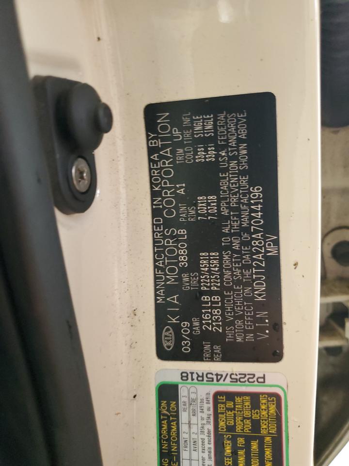 2010 Kia Soul + VIN: KNDJT2A28A7044196 Lot: 81908355