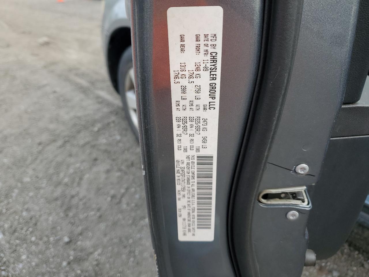 2010 Dodge Journey Sxt VIN: 3D4PG5FV7AT117950 Lot: 82028075