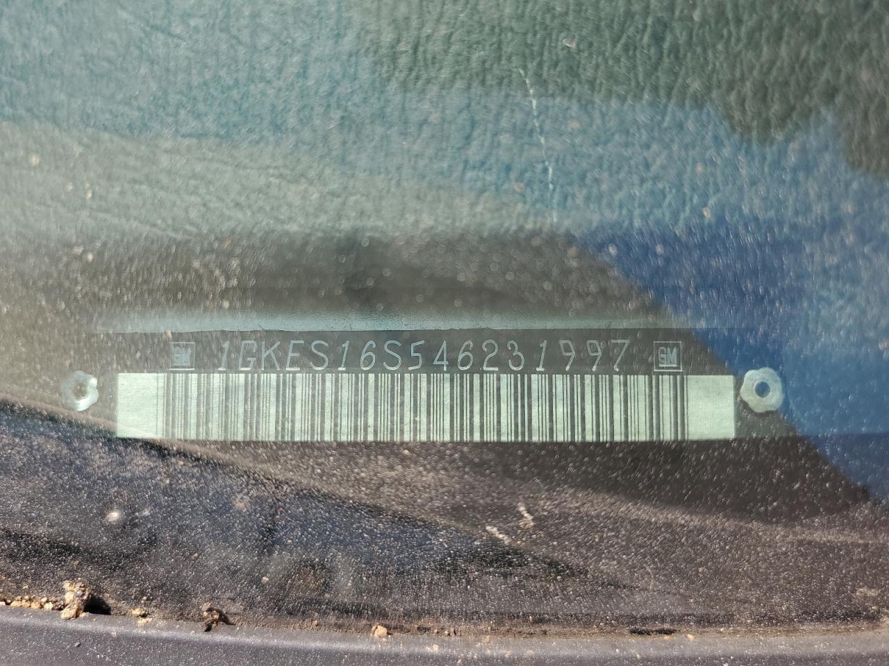 2004 GMC Envoy Xl VIN: 1GKES16S546231997 Lot: 80627065