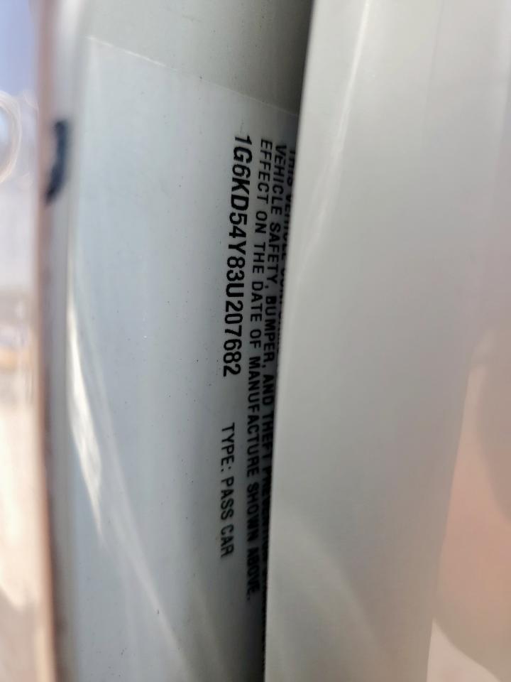 2003 Cadillac Deville VIN: 1G6KD54Y83U207682 Lot: 80739455