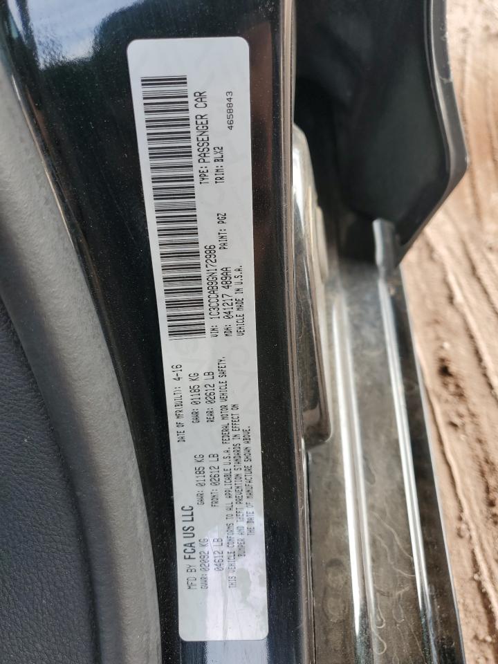 2016 Chrysler 200 Limited VIN: 1C3CCCAB9GN172986 Lot: 70885005