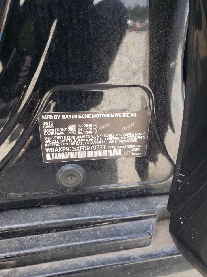 2015 BMW 550 Xi VIN: WBAKP9C5XFD979931 Lot: 80579725