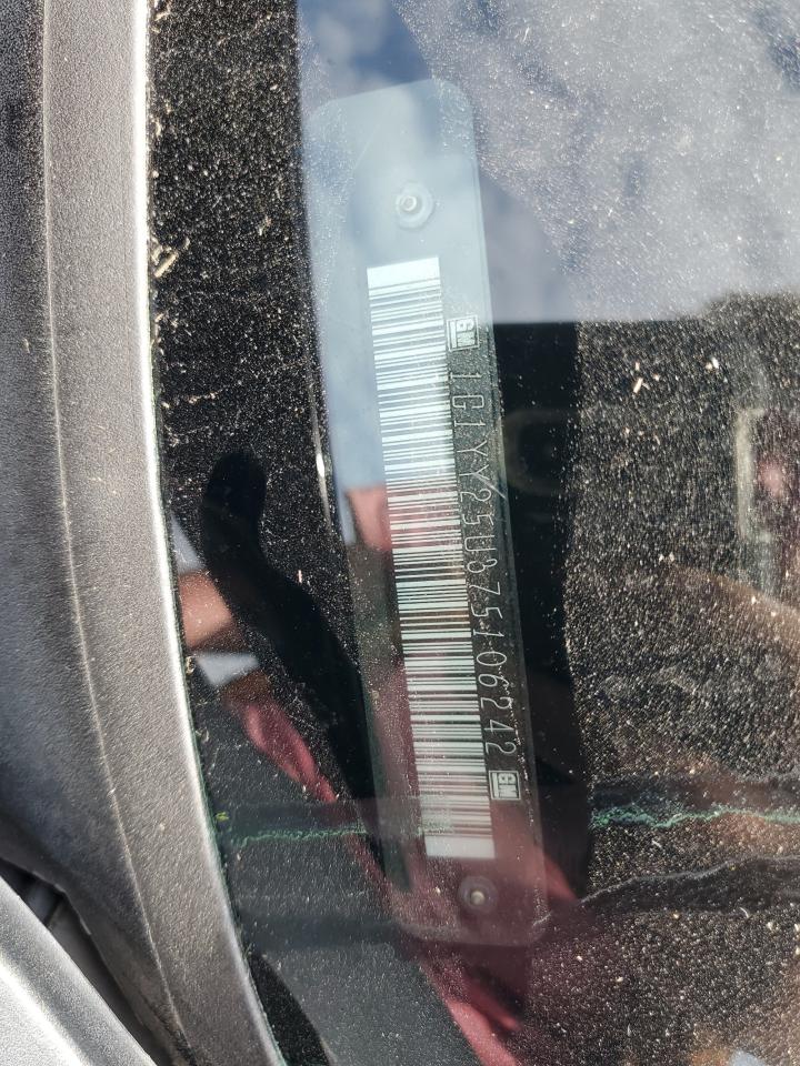 2007 Chevrolet Corvette VIN: 1G1YY25U375106242 Lot: 80105075