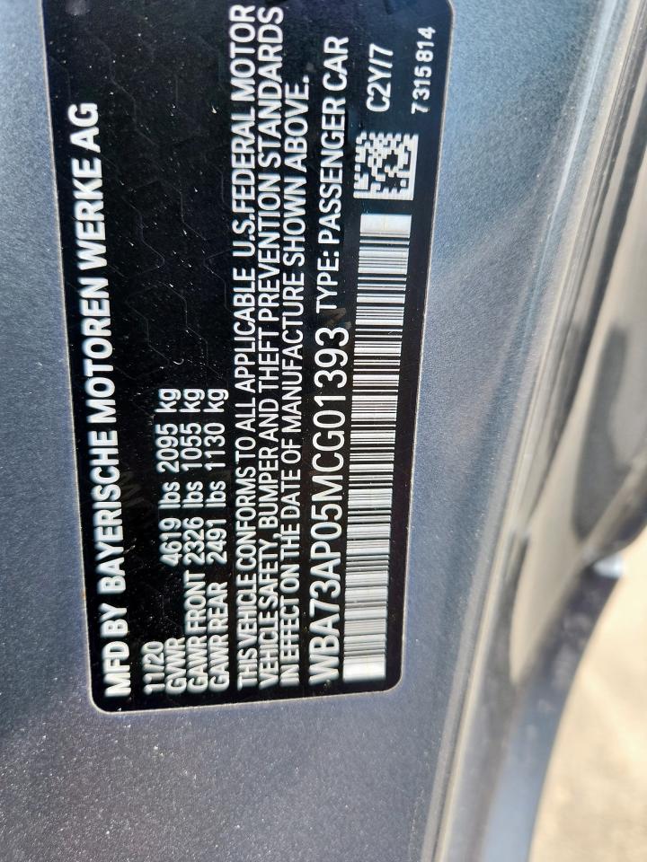 2021 BMW 430Xi VIN: WBA73AP05MCG01393 Lot: 81668055