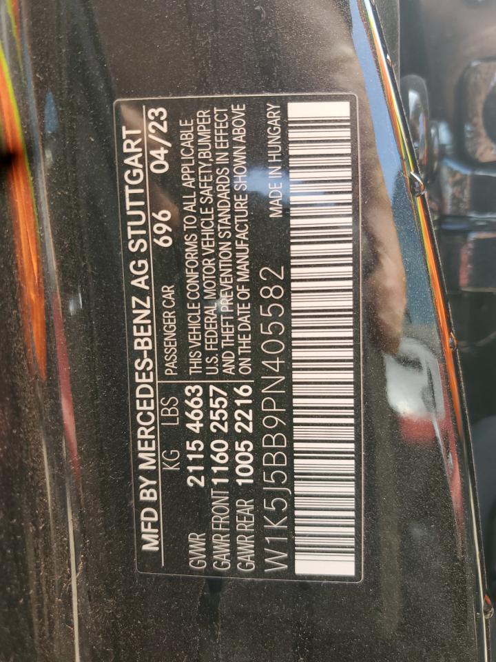 2023 Mercedes-Benz Cla Amg 35 4Matic VIN: W1K5J5BB9PN405582 Lot: 72048605