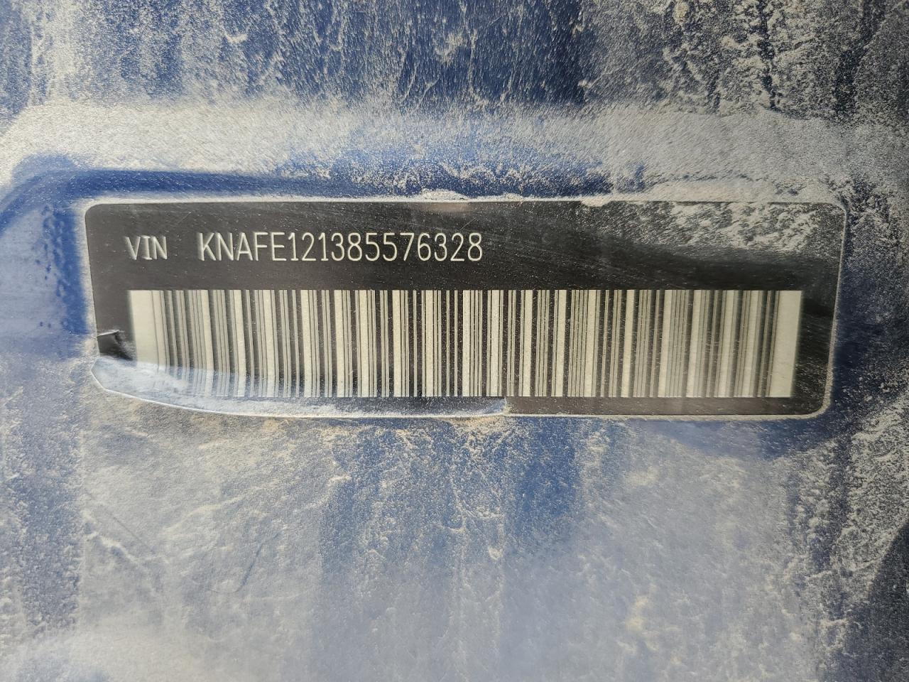 2008 Kia Spectra Ex VIN: KNAFE121385576328 Lot: 71426415