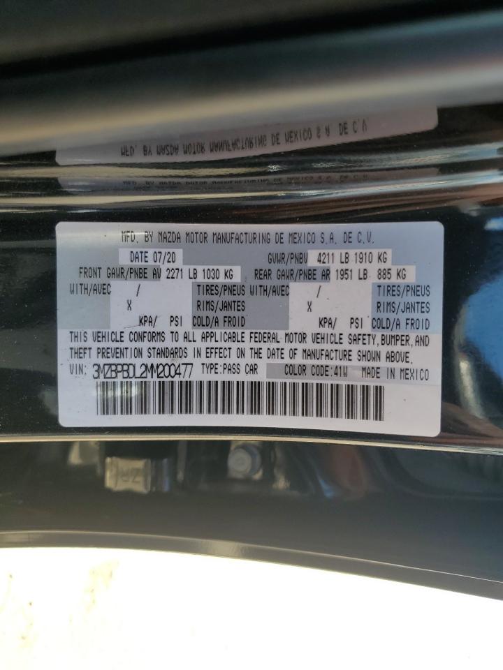 2021 Mazda 3 Premium VIN: 3MZBPBDL2MM200477 Lot: 82100395