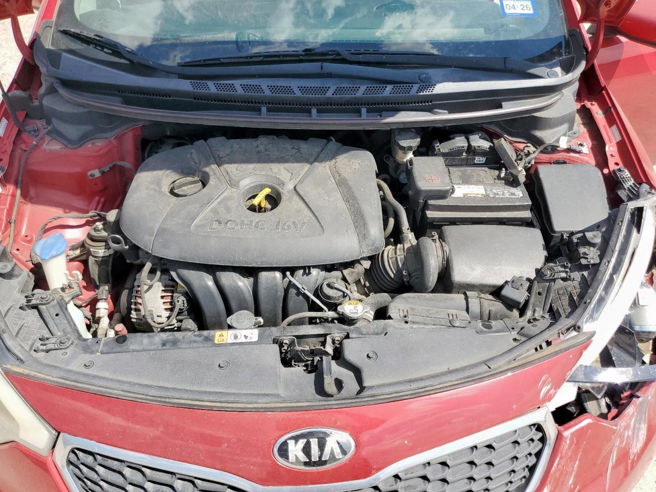 2016 Kia Forte Lx VIN: KNAFX4A64G5527825 Lot: 84751055