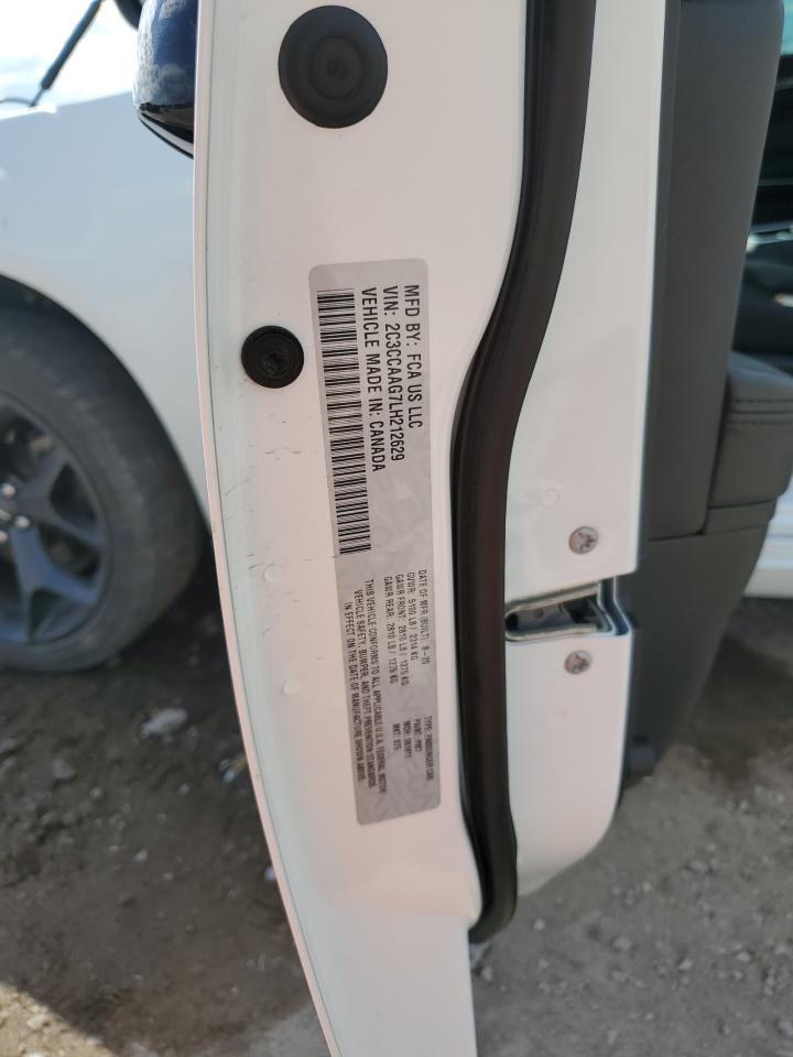 2020 Chrysler 300 Touring VIN: 2C3CCAAG7LH212629 Lot: 81719195