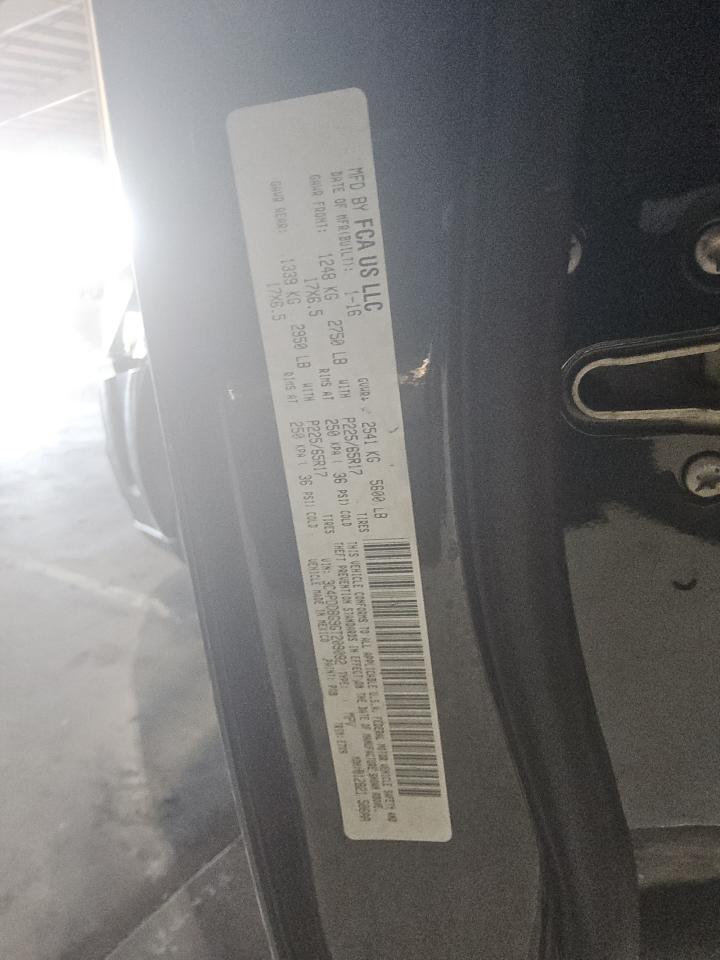 2016 Dodge Journey Sxt VIN: 3C4PDDBG9GT209092 Lot: 68902355