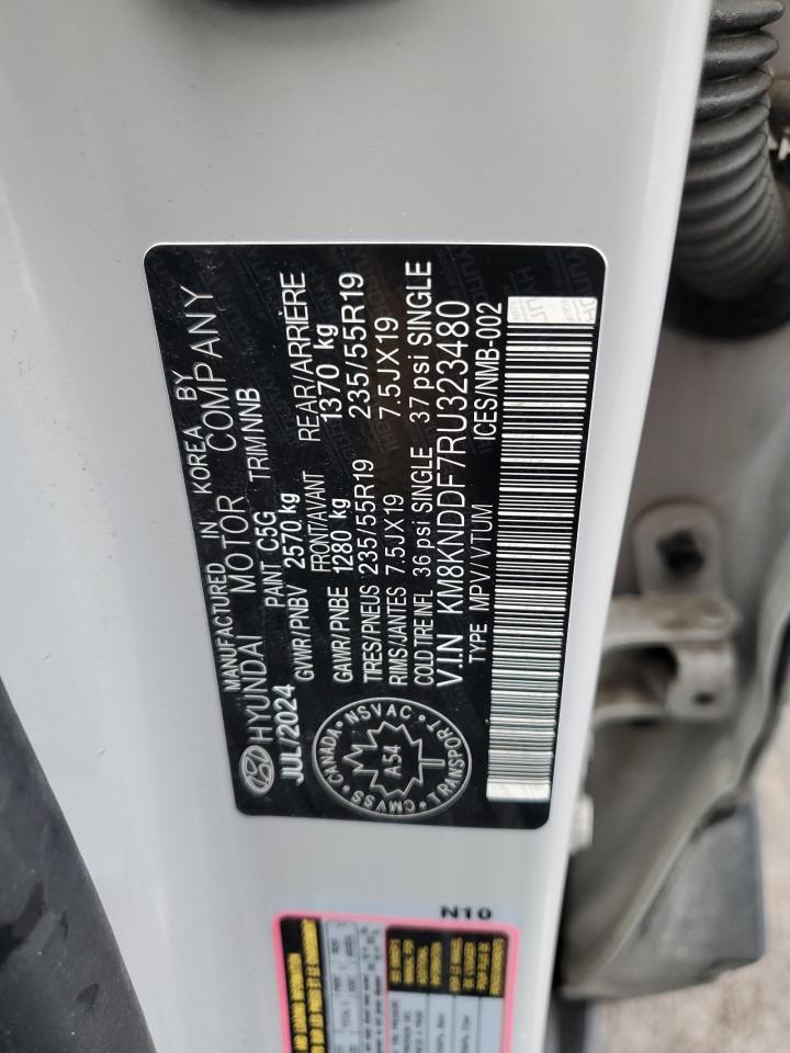 2024 Hyundai Ioniq 5 Sel VIN: KM8KNDDF7RU323480 Lot: 83853955